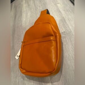 Brown Over Shoulder Bag/Purse with front pocket and inside pocket NEW